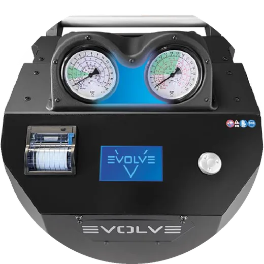 Supporto manometri retroilluminato multicolore della stazione EVO-Tec